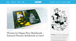 Desktop Screenshot of moomin.com